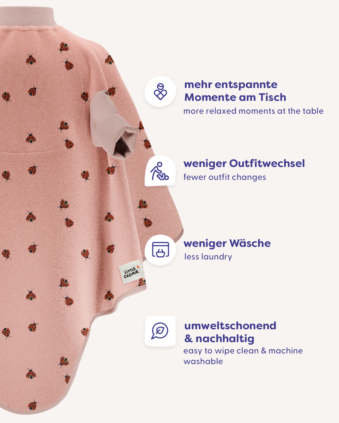 “Boo“ Lätzchen – Love Bugs