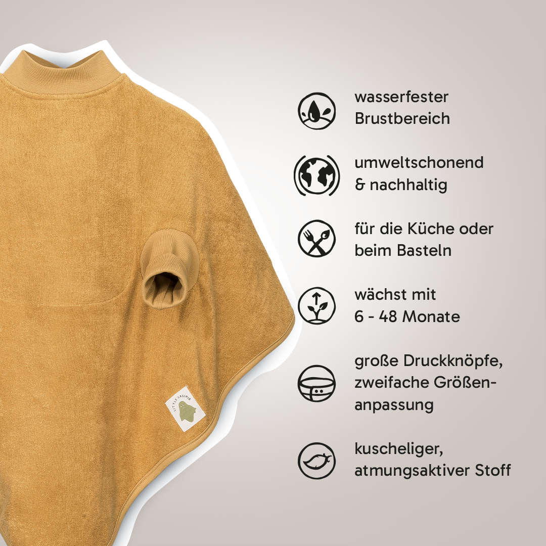 “Boo“ Bib – Mustard