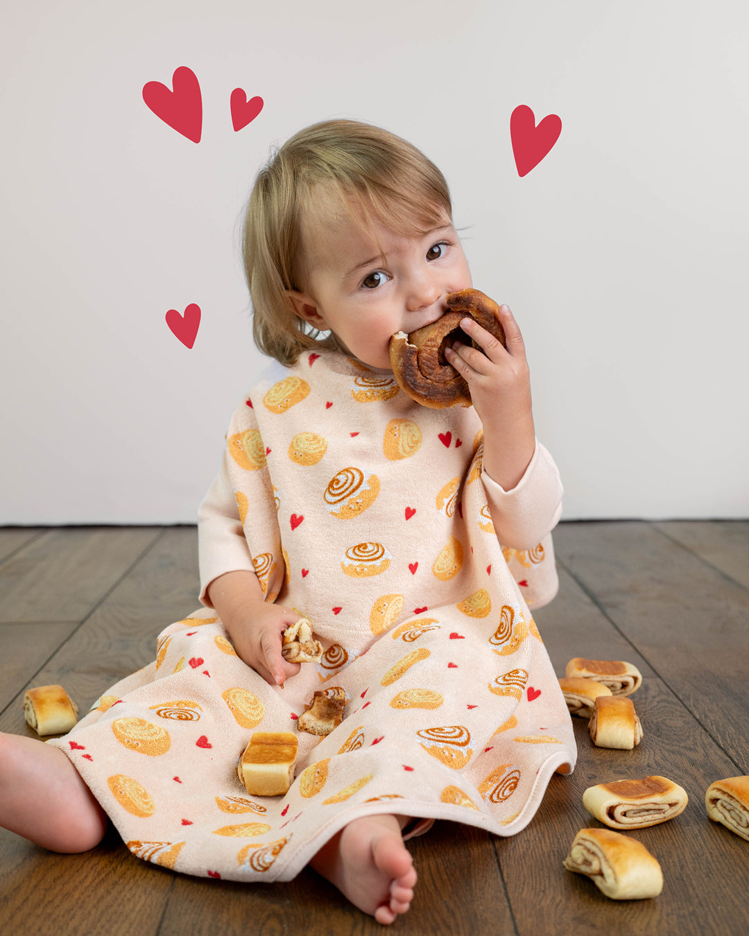 LIMITED EDITION “Boo” Bib – Cinnamon Roll