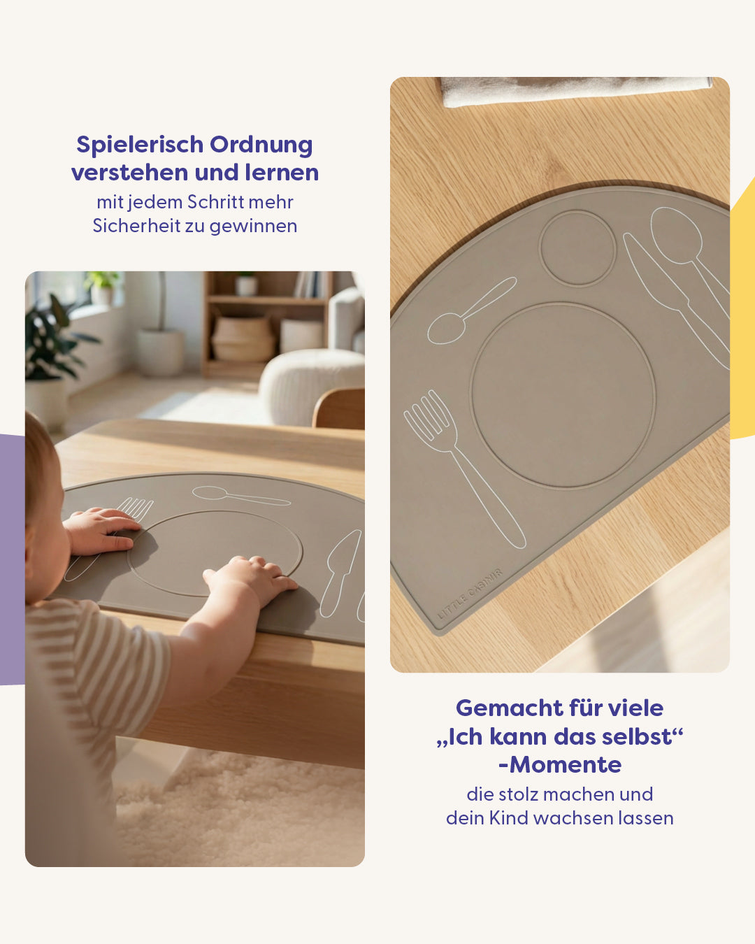 MY PLACE – Platzmatte Designed for Independence