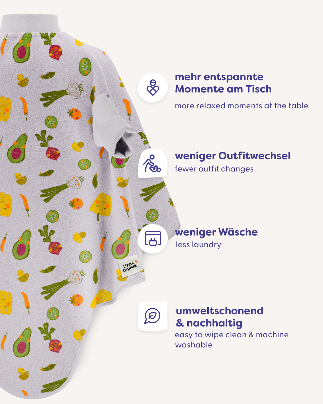 "Boo" Bib - Veggie Party