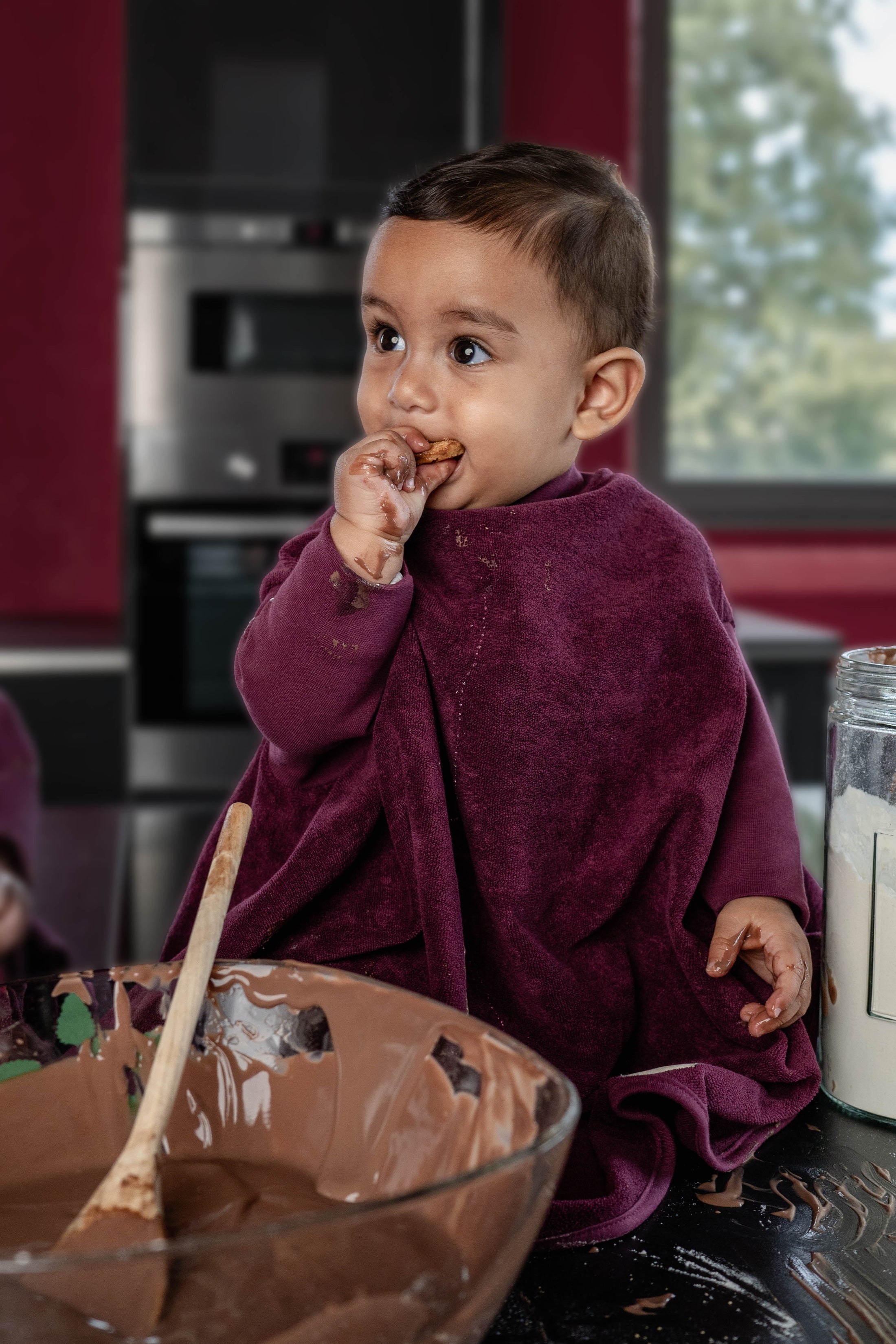 “Boo“ Lätzchen – Cherry Cocoa