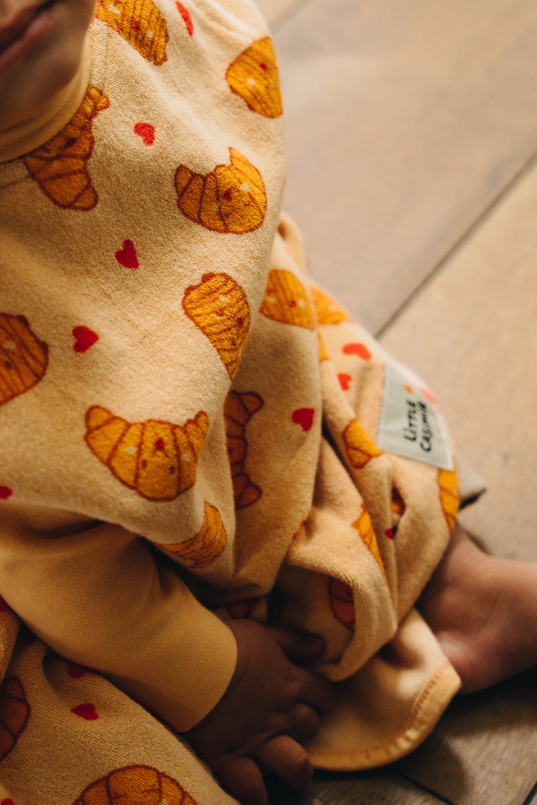 "Boo" bib - Croissant et Pain au Chocolat