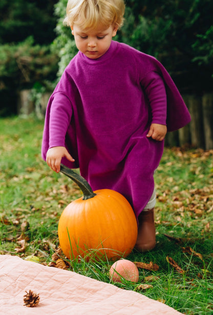 “Boo” bib - Bright Fuchsia