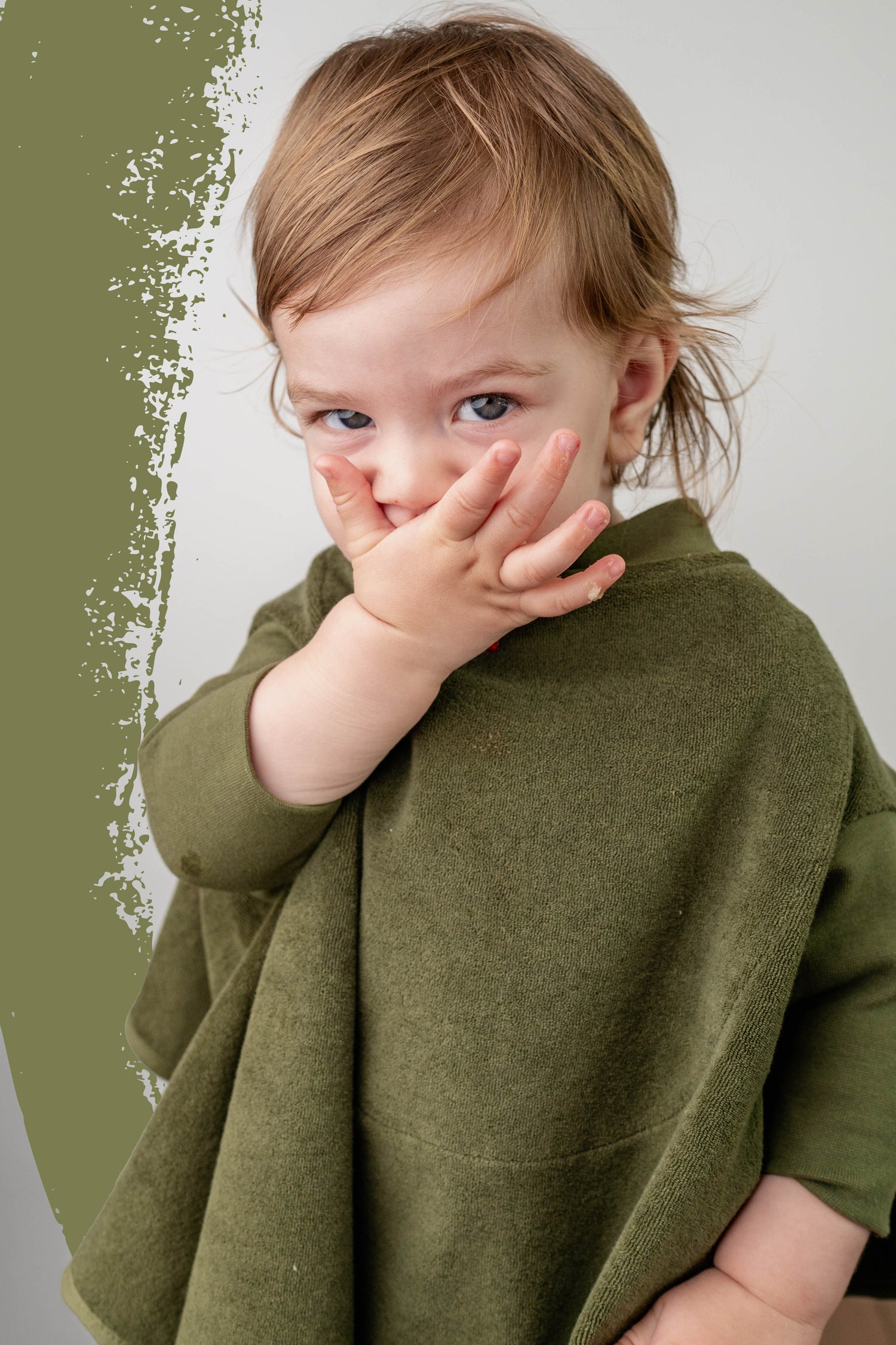 “Boo“ Lätzchen – Olive