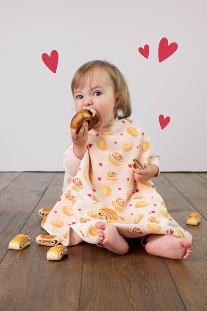LIMITED EDITION “Boo” Bib – Cinnamon Roll