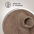 Load image into Gallery viewer, “Boo“ Bib – Grey Brown
